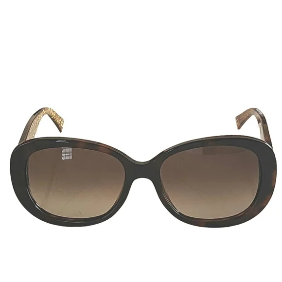 MARC JACOBS Women's MARC 261/S DXHHA 56/18/145 Brown & Gold Glitter Sunglasses - Picture 3 of 7